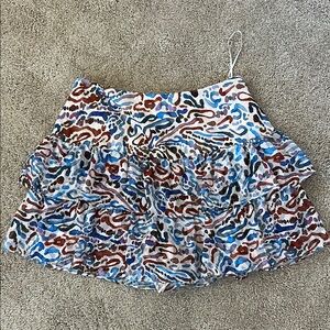 Amanda Uprichard Multicolor Abstract Skort